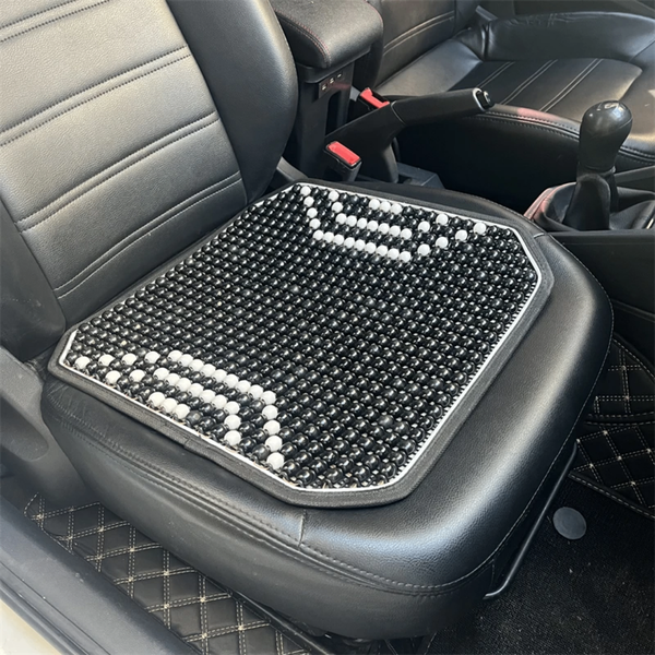 Coussin de siège de voiture orthopédique en perles