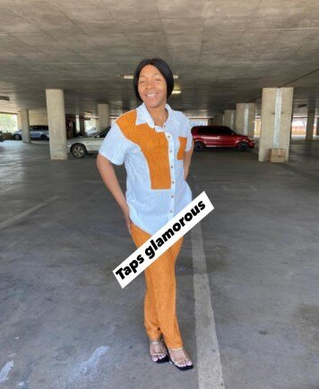 Suit double shirt + orange pants