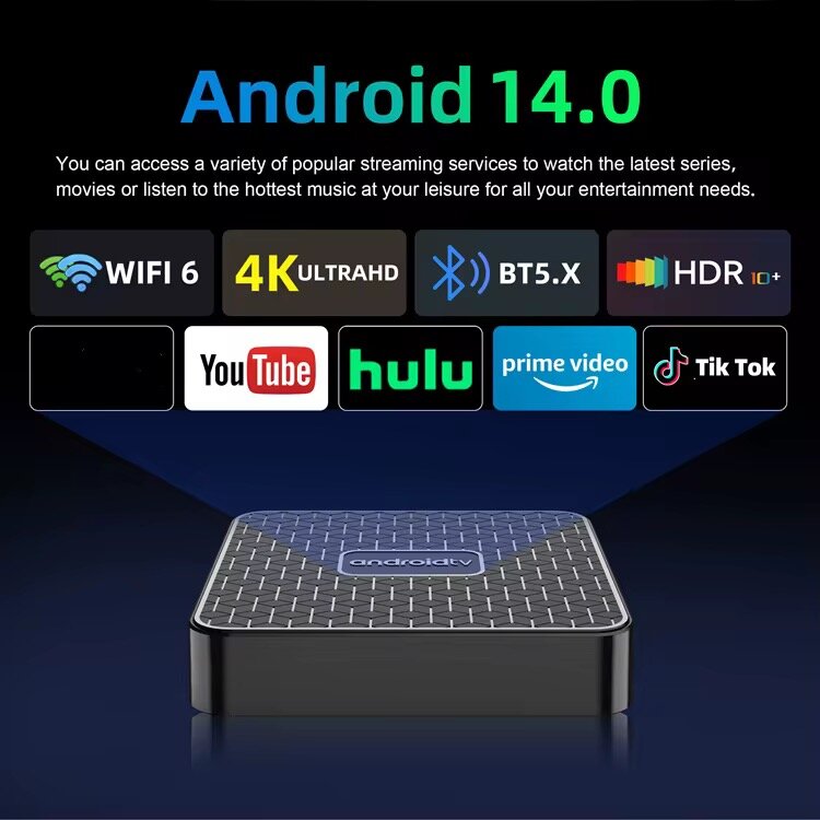 Box Android TV 14.0 4K