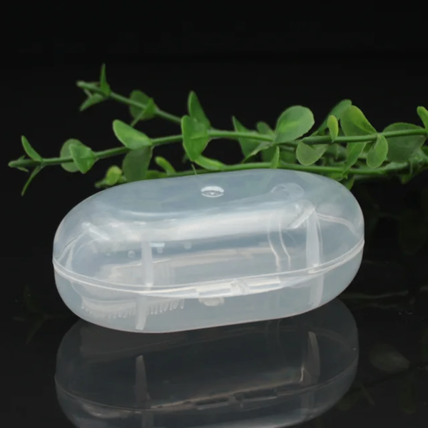 2 brosses en silicone pour prendre soin des dents de bébé