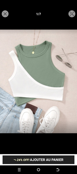 Top court asymétrique mode