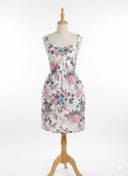 Robe fleurie estivale