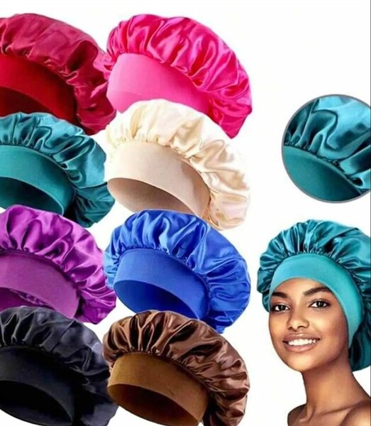 Bonnet de nuit en soie pour femmes