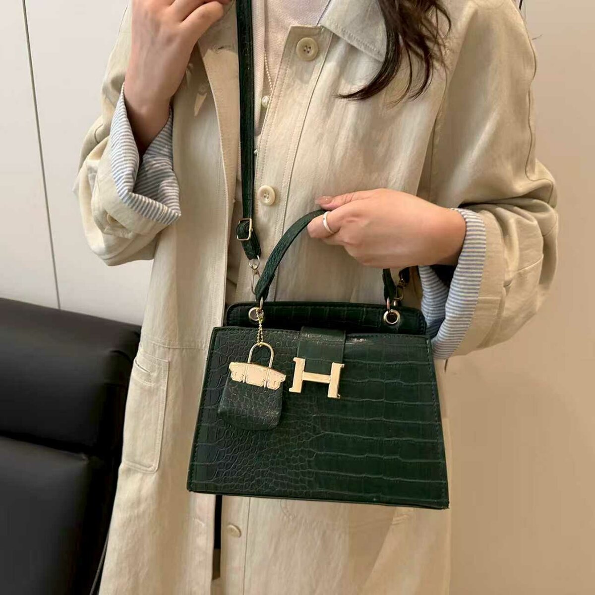 Sac à main élégant en cuir