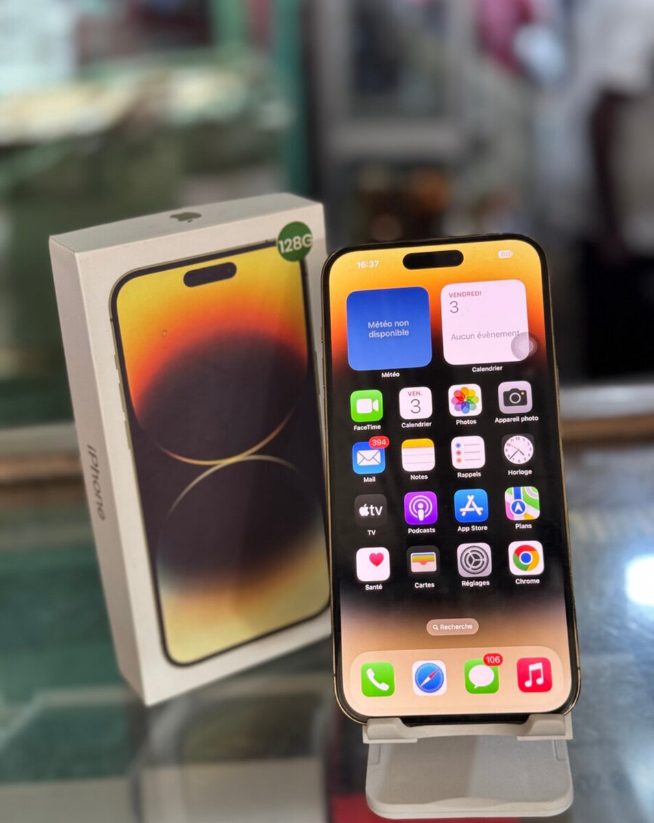 iPhone 14 Pro Max 256 Go Or