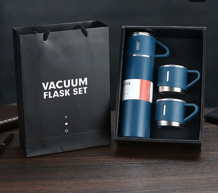 Vacuum Flask with Double Cup