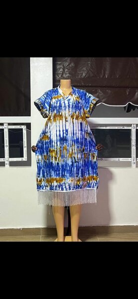 Robe longue tie-dye élégante