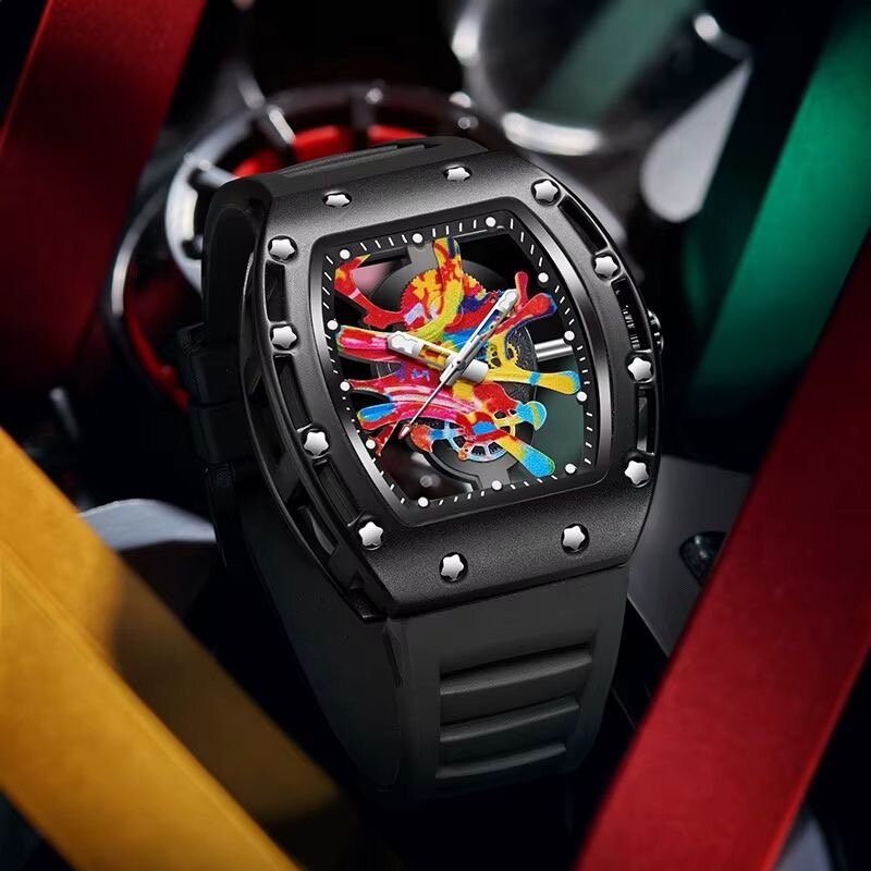 Montre squelette sportive