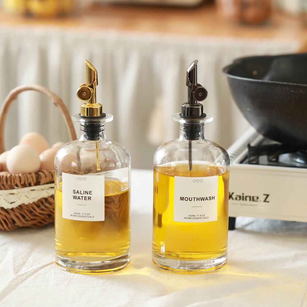 2 SYRUP/OIL BOTTLE SET