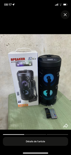 Enceinte Bluetooth LED