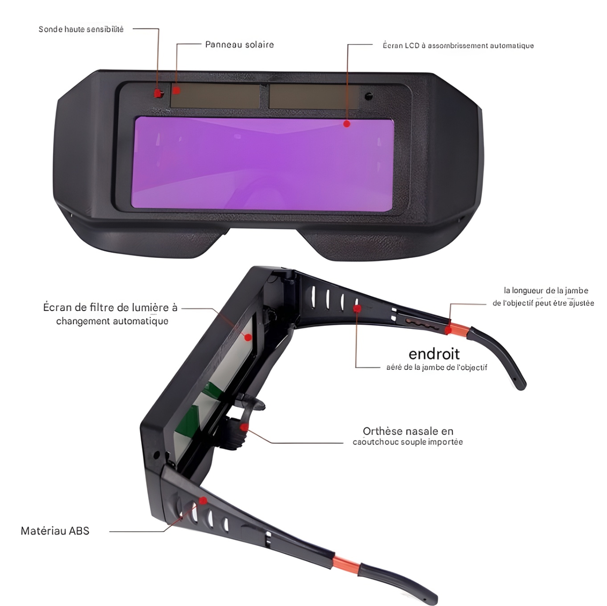 LUNETTE DE SOUDURE PROF.