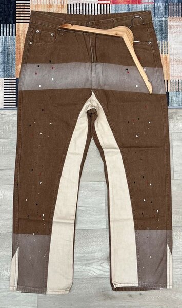 Jeans multicolores tendance