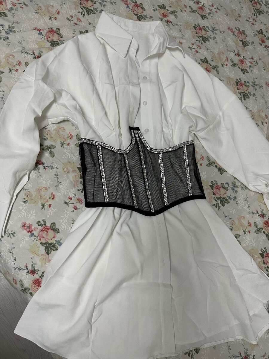 Платья Рубашка с карсетом