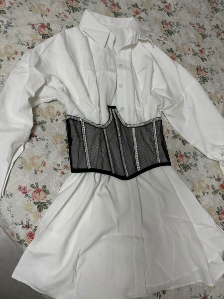 Платья Рубашка с карсетом