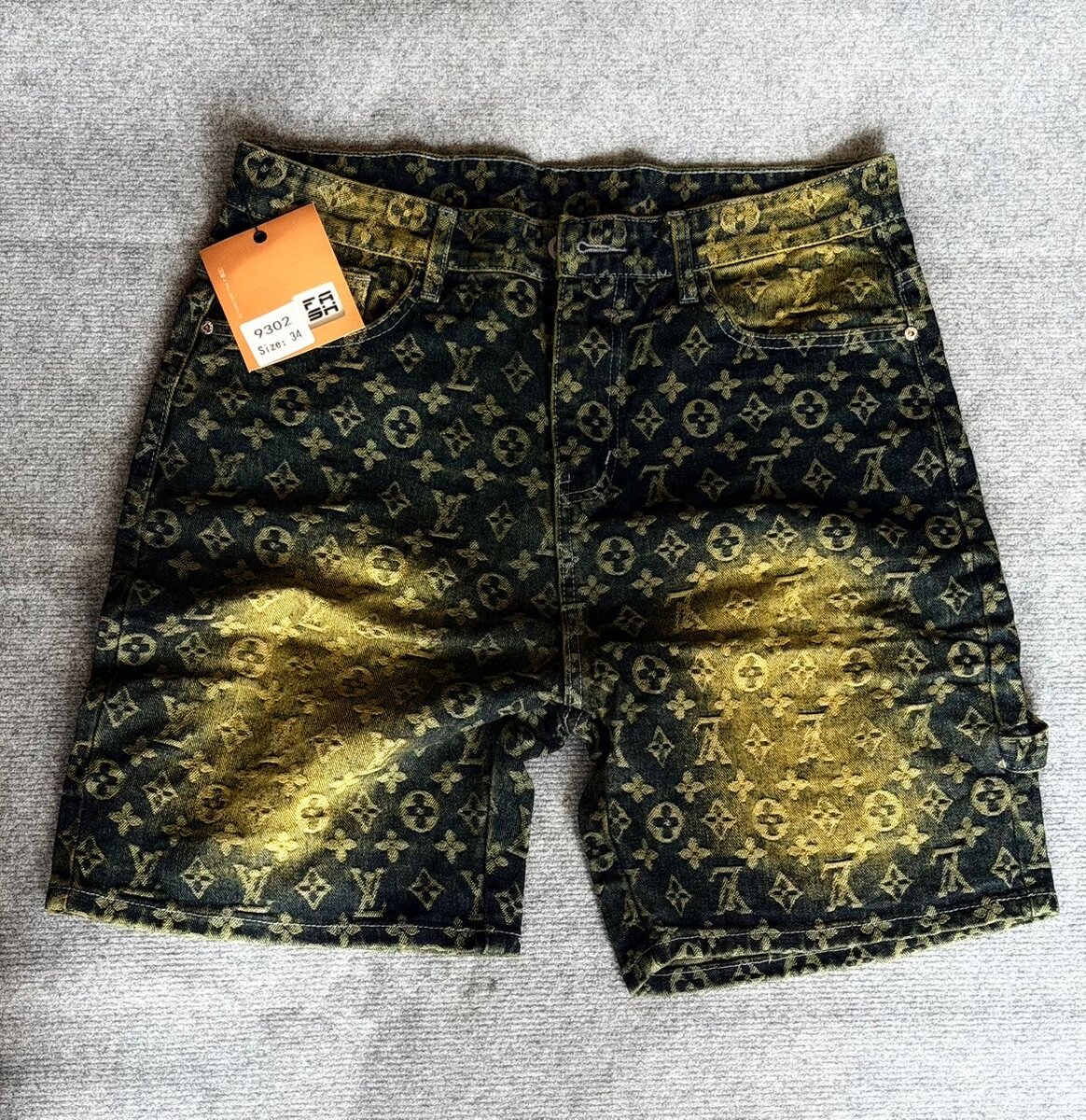 Shorts en jean imprimés élégant