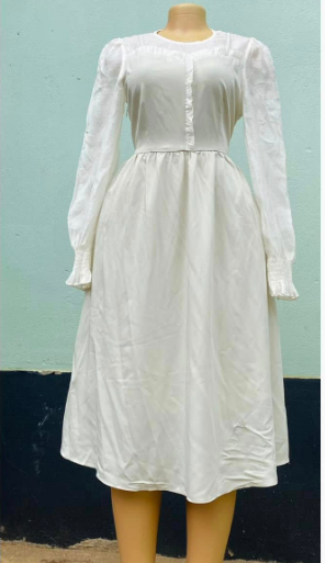 white dress, size M