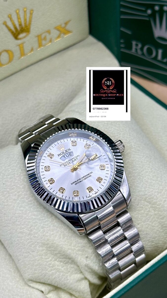 Montre rolex authentique