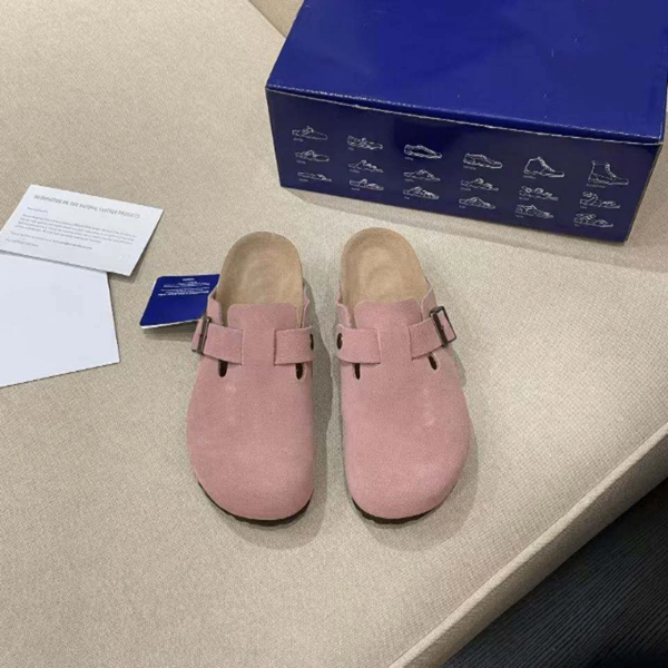 Mules en daim confortables