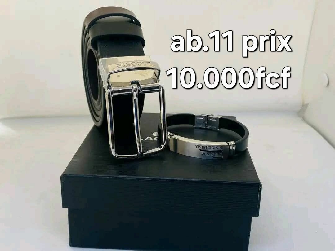 Ceinture et Bracelet Style Homme