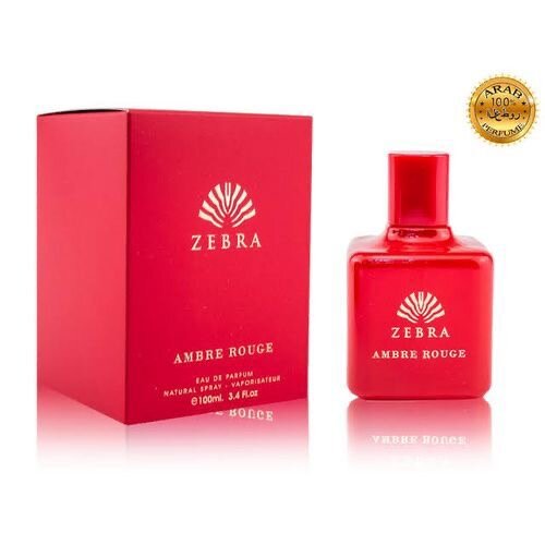 Parfum Zebra Ambre Rouge 100ml