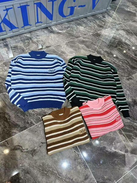 Pulls rayés unisexes élégants