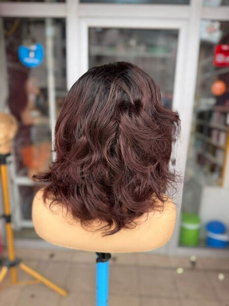 Perruque naturel marron