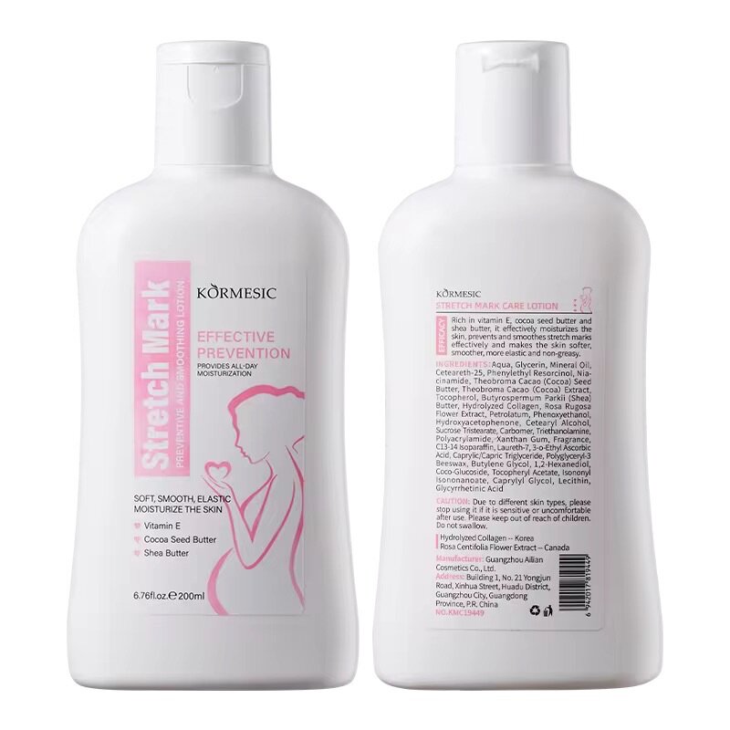 crème lotion pour vergetures