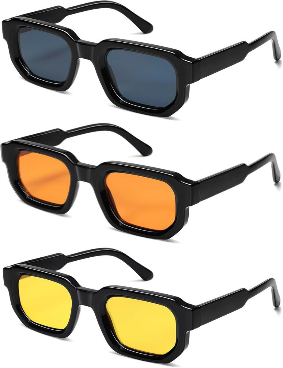 Lunettes de soleil carrées chic
