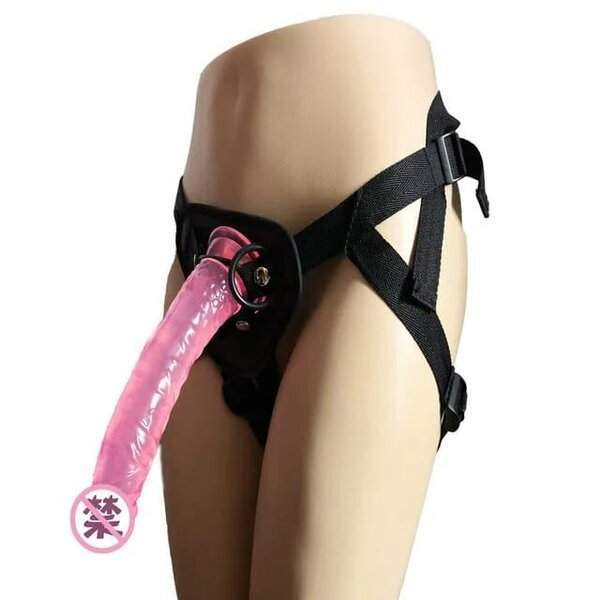 Strap-on Rose en Silicone