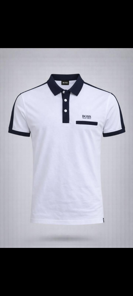 Polo homme blanc et couleur