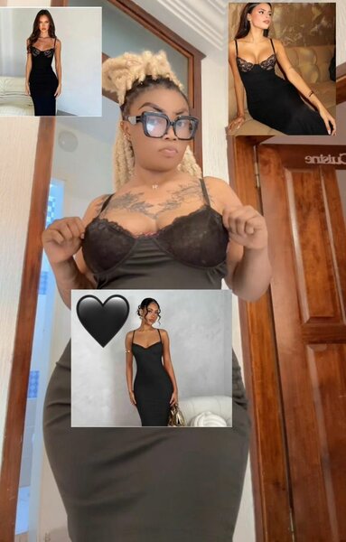 Robe moulante en dentelle