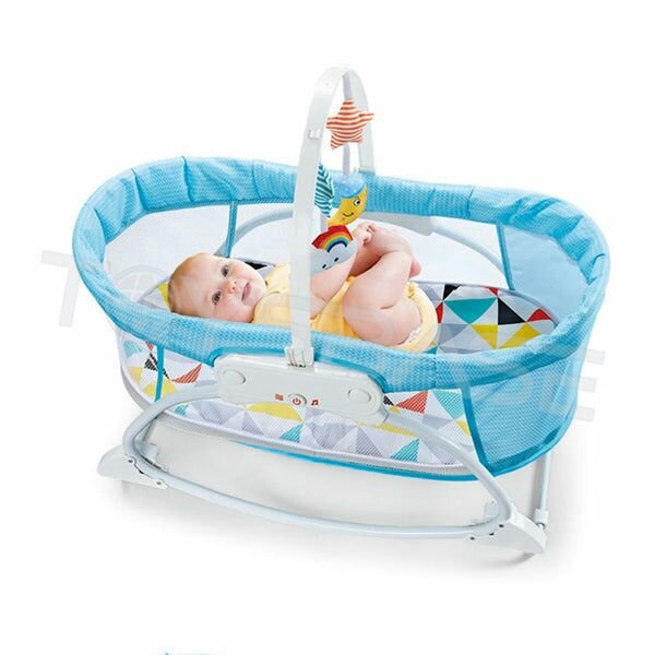 Berceau bébé musical sleep peacefully avec moustiquaire