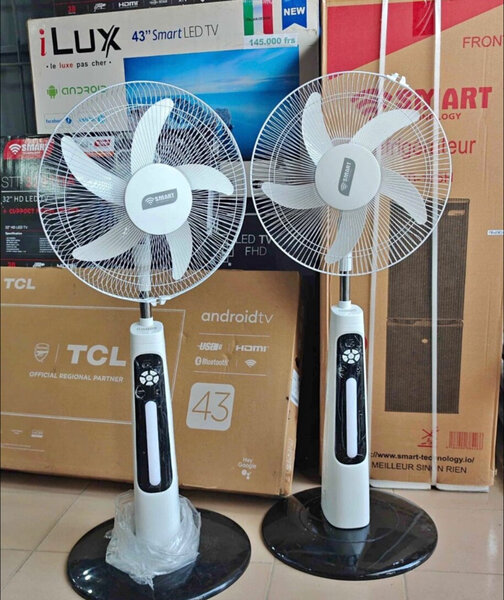 Ventilateur sur pied avec télécommande