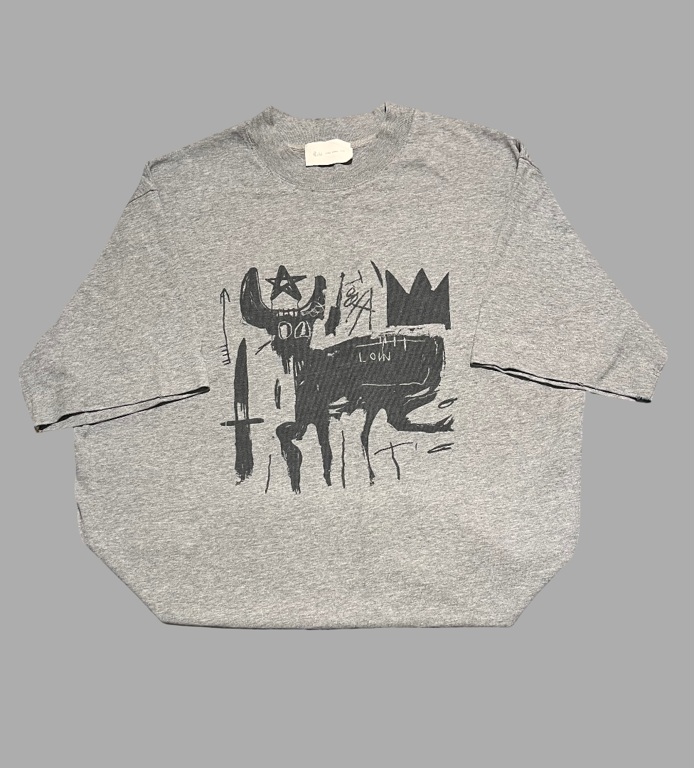 T-shirt graphique gris moderne