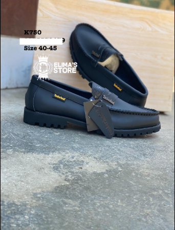 black loafers