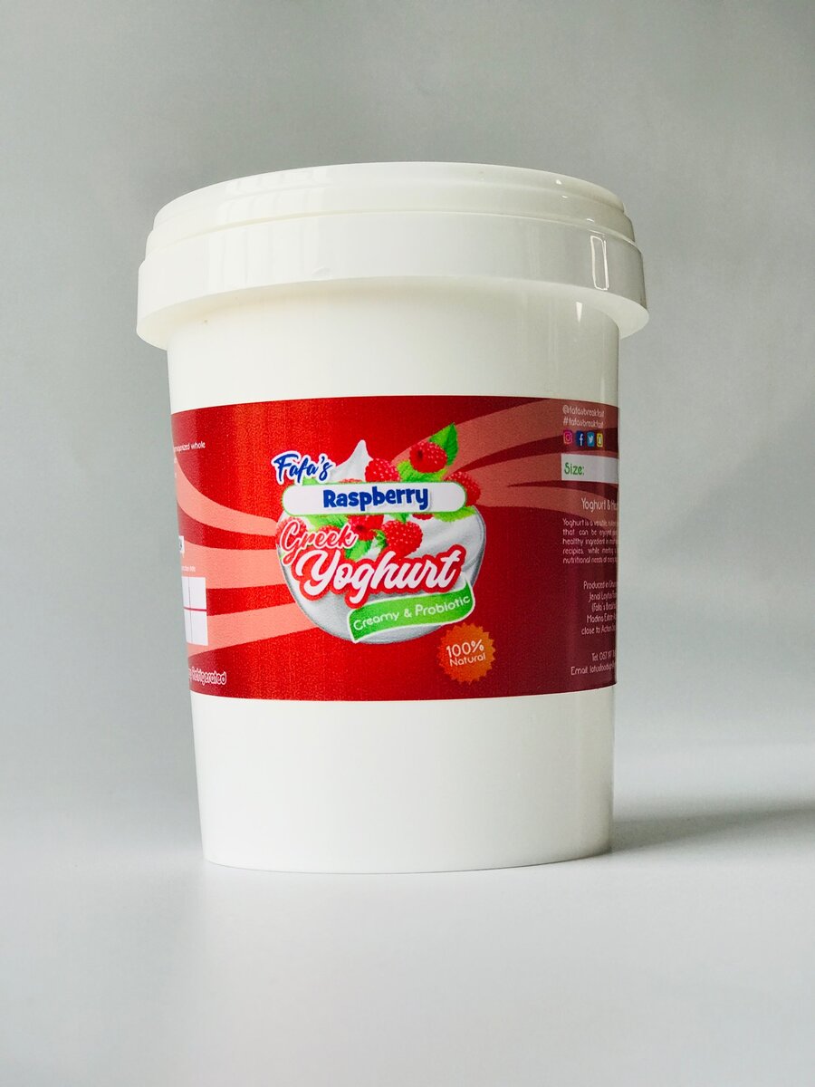 Fafasbreakfast Raspberry Greek yoghurt