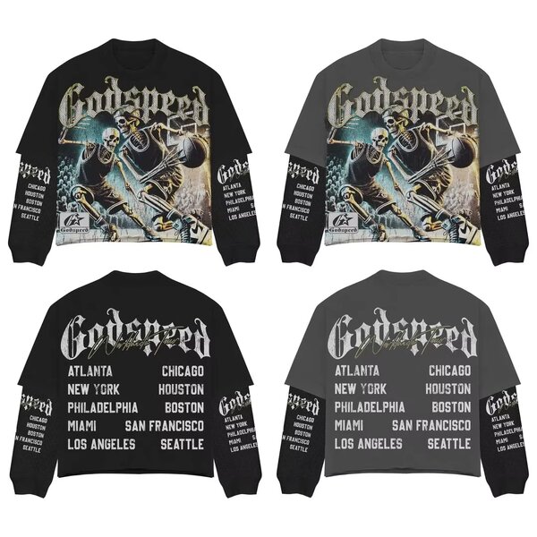Sweat graphique "Godspeed" unisexe