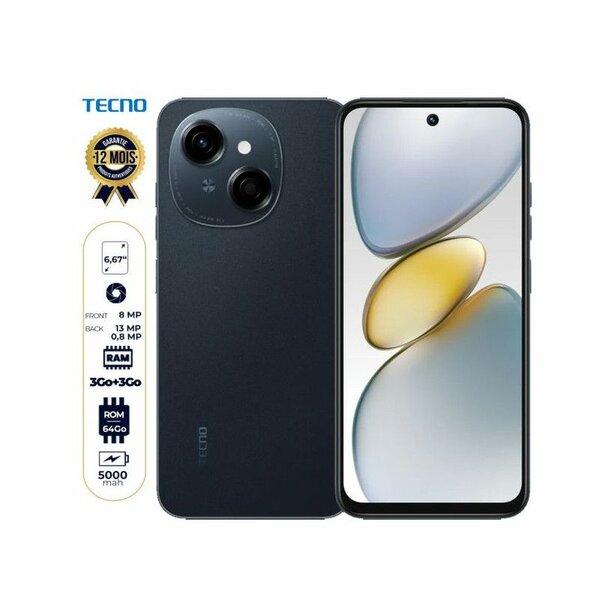 Tecno Pop 9 Neuf 6GB 128GB