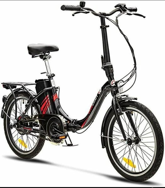 Vélo électrique pliant compact