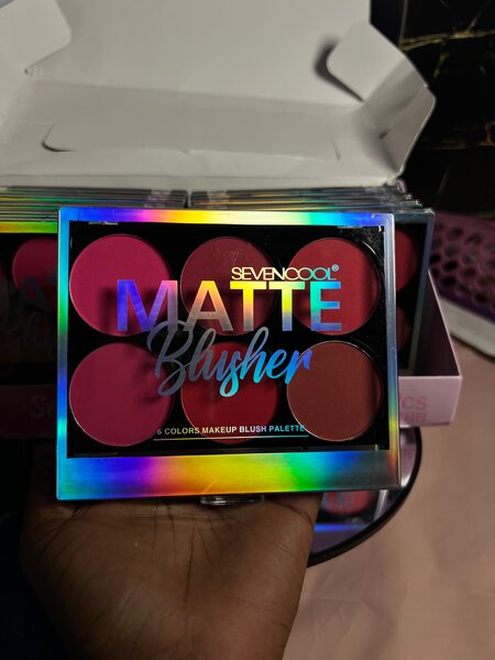 Palette de Blush Mat 6 Couleurs