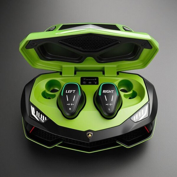 Écouteurs sans fil personnalisés en forme de voiture