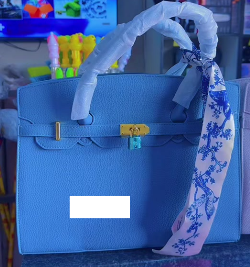 Women's blue bag