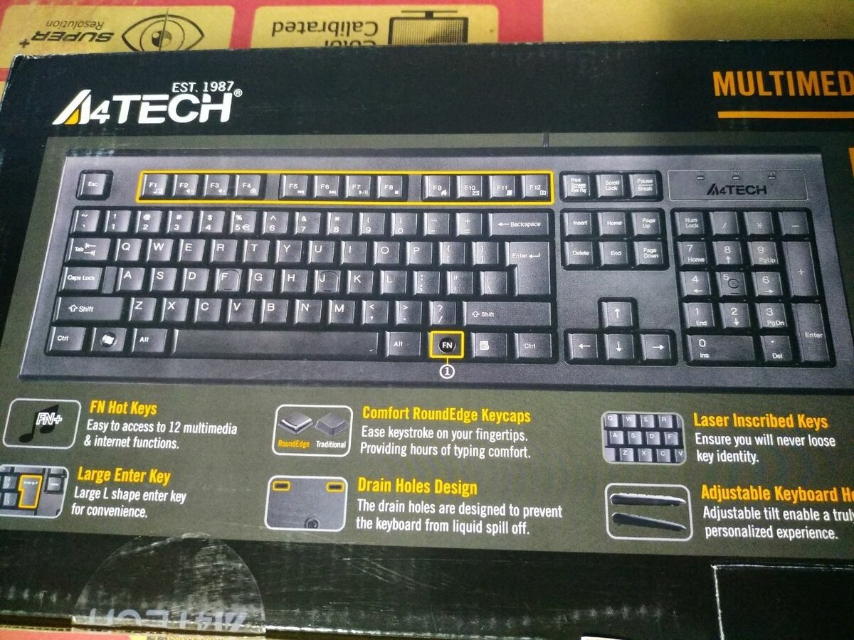 Клавиатура Новая A4TECH KR-85 COMFORT USB