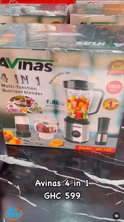 Avinas 4 in 1 multipurpose blender