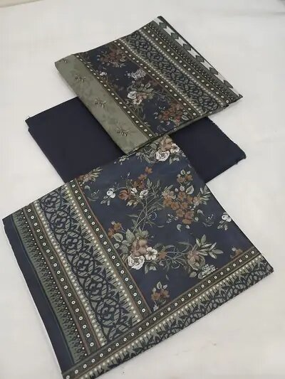 3 piece cotton suit