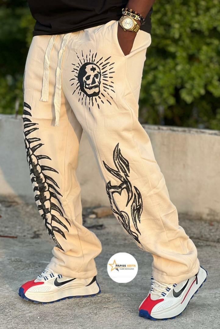 Pantalons jogging squelettes