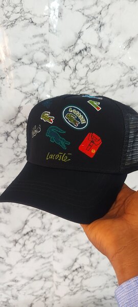 Casquette Trucker Homme Lacoste - Noir