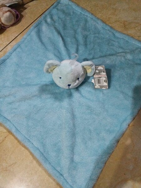 Doudou Ours Bleu Doux