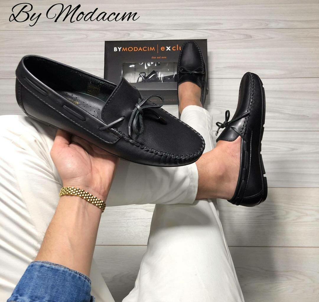 Mocassins en cuir élégant