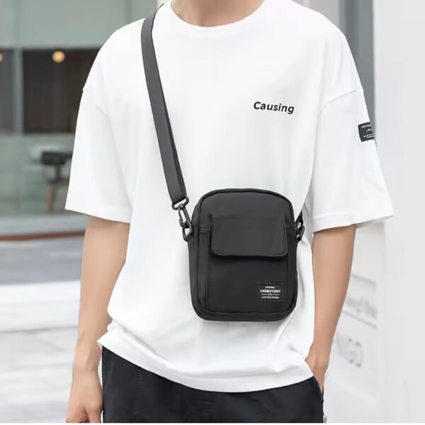 Sac Bandoulière Compact Noir